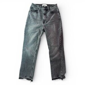 Abercrombie & Fitch Curve Love Ultra High Rise Ankle Straight Jeans Size 27/4